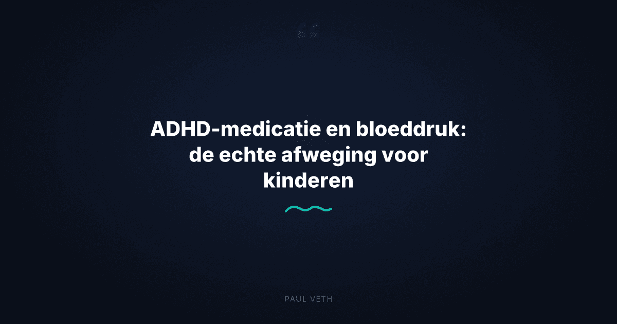 Wat ADHD-medicatie doet met de bloeddruk van kinderen