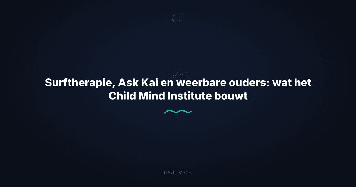Hoe het Child Mind Institute jeugd-geestelijke gezondheidszorg opnieuw vormgeeft