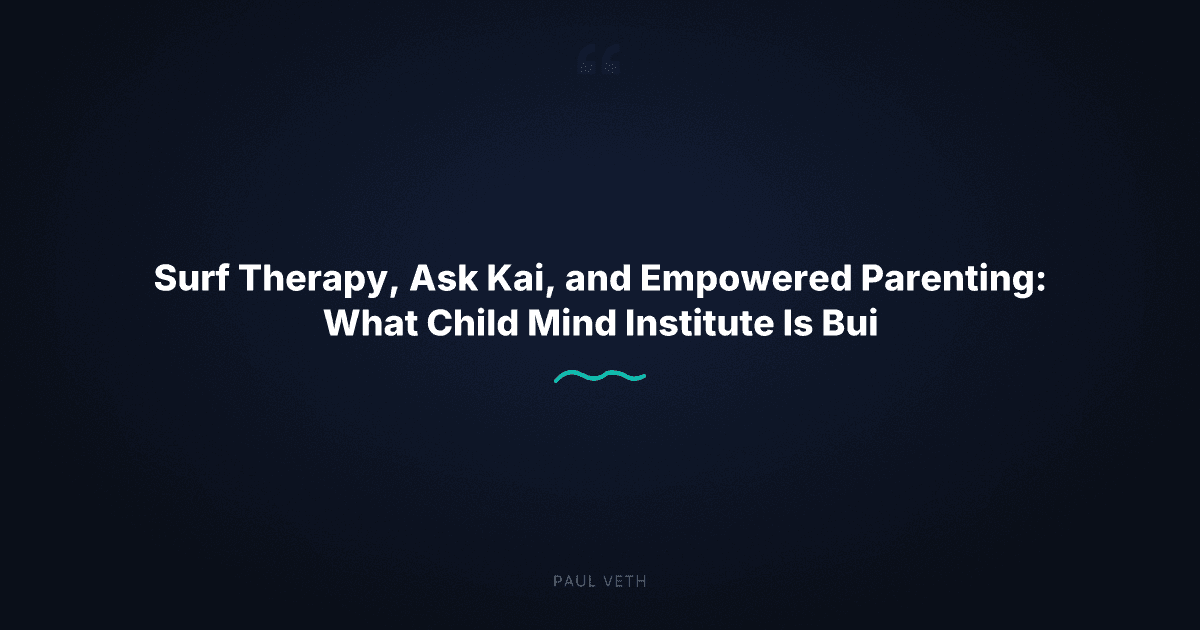 How Child Mind Institute Is Rethinking Youth Mental Health Support